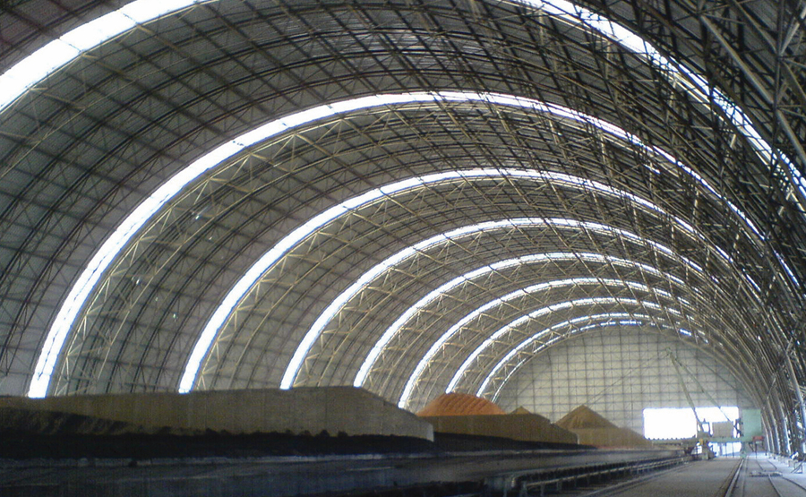 杭州富阳钱潮建材集团原煤预均化堆场