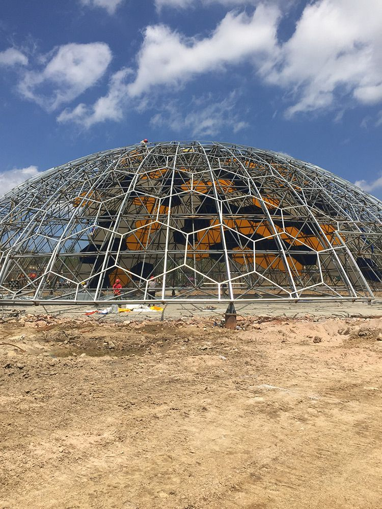 贵阳国际花卉基地球形网架